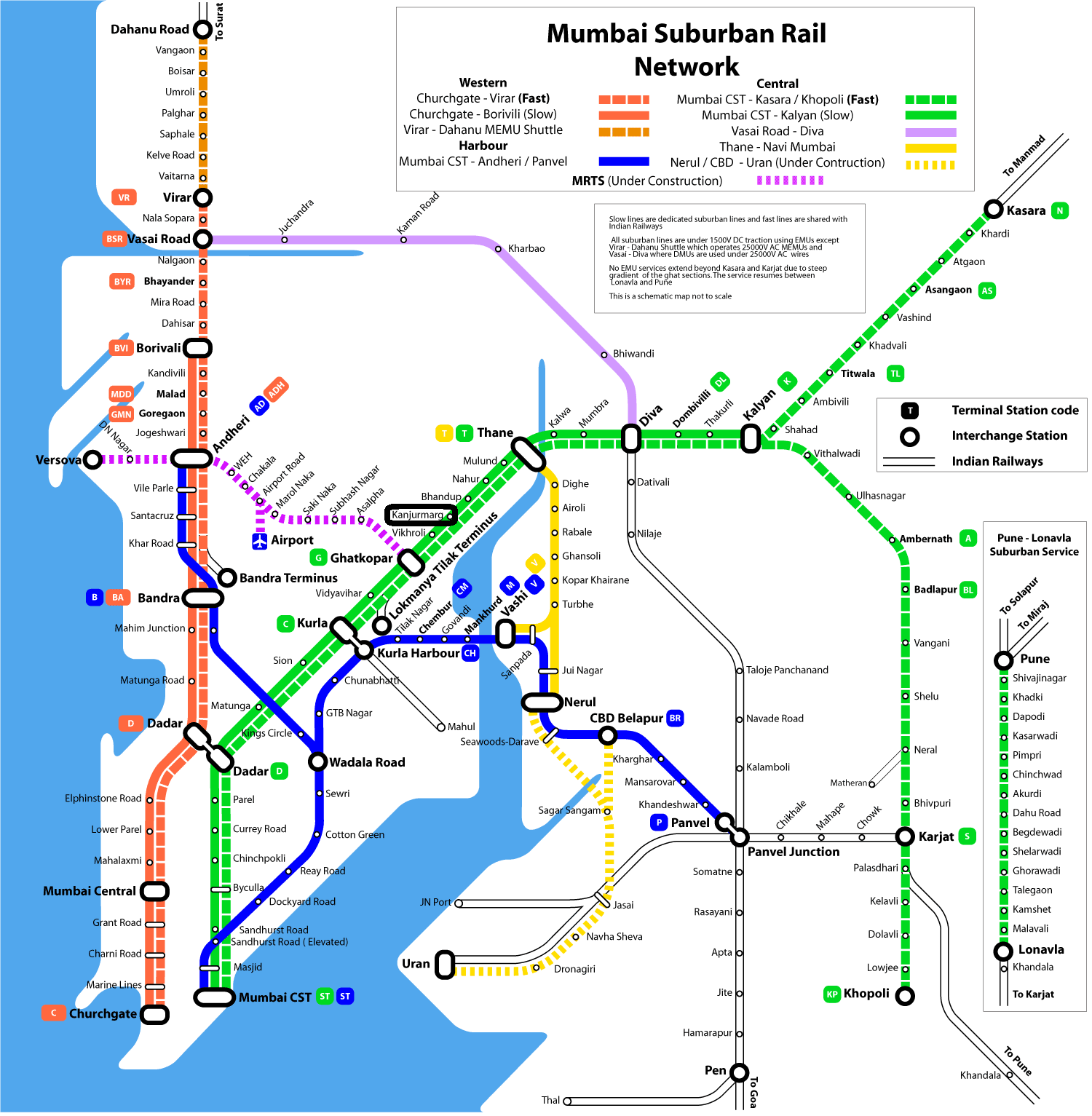 IIT Bombay Students Create an Authentic Railway Map for Mumbai