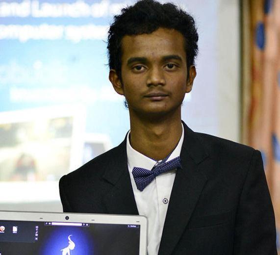 Schoolboy sets a record by inventing an all new computer system!